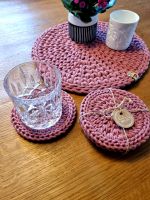❤️ Untersetzer f. Gläser Bobbiny Crochet Strickstich Handmade ❤️ Nordrhein-Westfalen - Ibbenbüren Vorschau