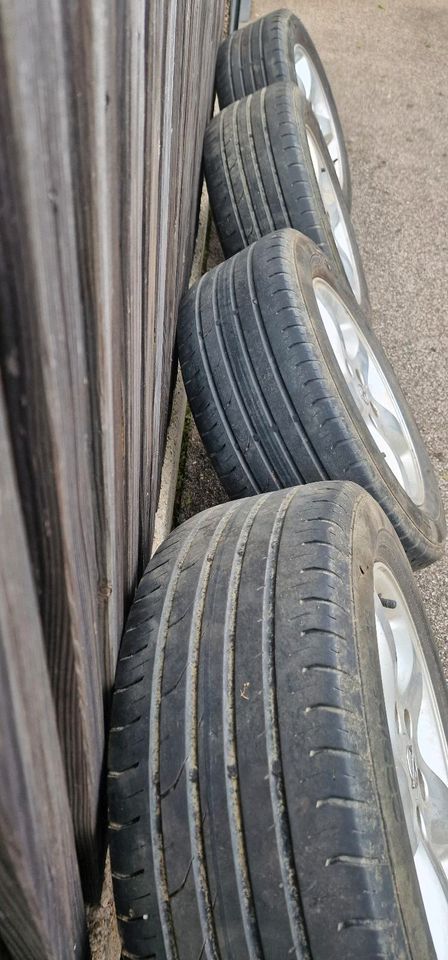 verkaufe  4 Sommerreifen  Alufelge 225 /55R16 in Moosburg a.d. Isar