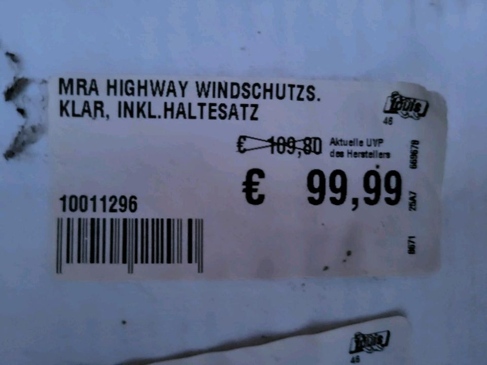 Motorrad Windshield von MRA in Eddelak