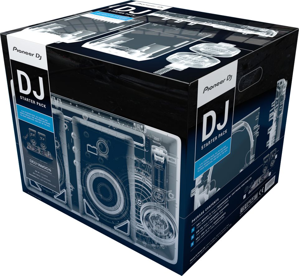 Pioneer DJ-STARTER-PACK (DDJWeGO4, DM40Lautsprecher & Kopfhörer) in Großhesselohe