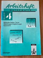 Arbeitsheft Mathematik Band 4 Lösungen Klett Verlag Rheinland-Pfalz - Landau-Queichheim Vorschau