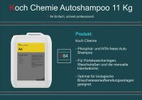 Koch Chemie Aktivwäsche AS 11 Kg NTA-freies Auto-Shampoo F84 Bayern - Tirschenreuth Vorschau