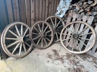 Antike Wagenräder 4 Stück - 2 Größen Bayern - Kemnath Vorschau