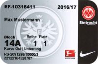 Suche 1-2 Eintracht Frankfurt Dauerkarten Hessen - Linden Vorschau