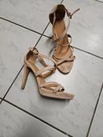 Highheels Sandalen Rose Gold hochzeit Bayern - Oberasbach Vorschau