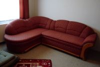 Sofa, Schlaf-Sofa, ausziehbar mit Bettkasten rot Hessen - Kassel Vorschau