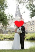 Brautkleid Hochzeitskeid Ivory Gr. S von BARI JAY Shimmer München - Altstadt-Lehel Vorschau