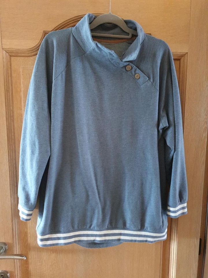 Gina Benotti Hoodie jeansblau Gr XXL neuwertig mit Taschen in Heinsberg