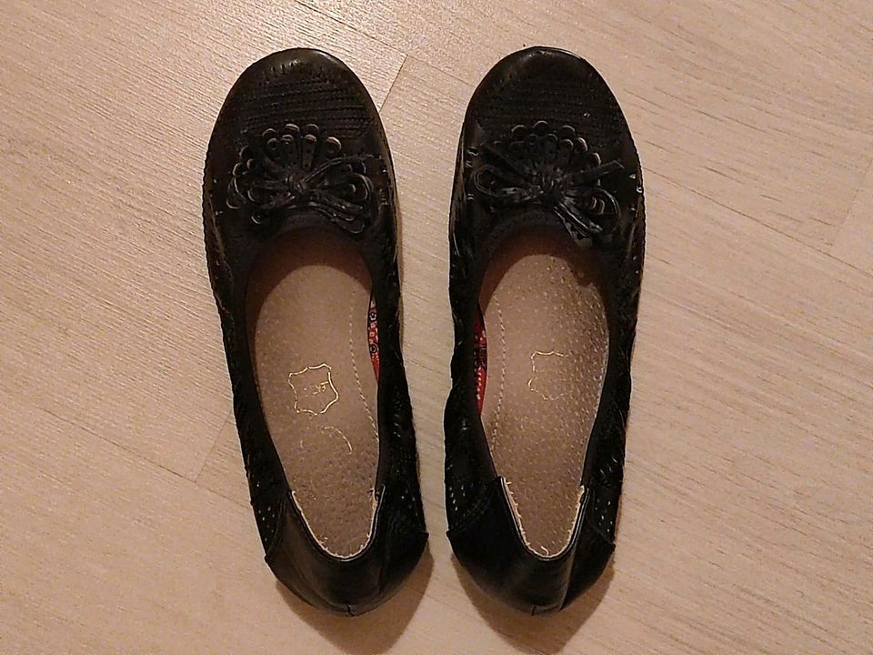 Ballerinas Ballettschuh Tanzschuh schwarz Fasching Karneval 31 32 in Uhlstädt-Kirchhasel