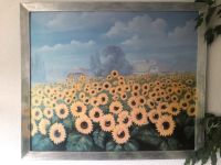 Franke Landschaft Bild Sonnenblumen 126 x 117,5 cm Unikatrahmen Niedersachsen - Diepholz Vorschau