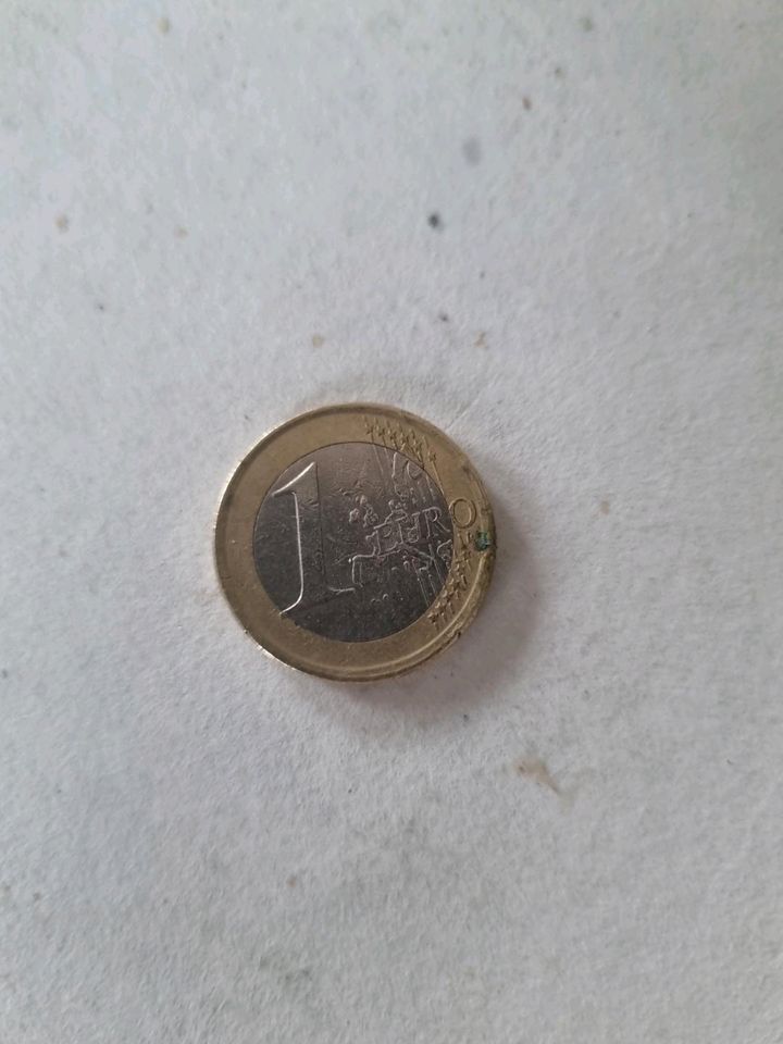 1 Euro Münze in Hamburg