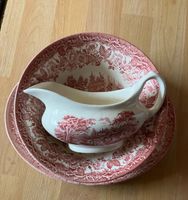 Staffordshire English ironstone tableware Service 16 teilig rot Baden-Württemberg - Süßen Vorschau