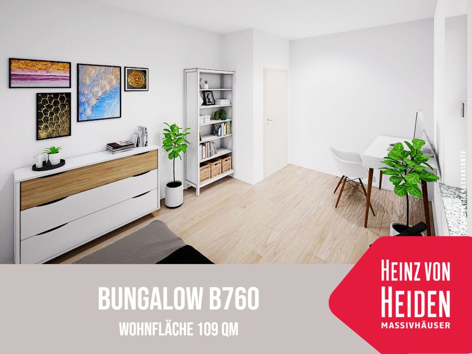 Bungalow B760 - Neubau in Breitungen - Haus mit 109 qm - inkl. PV-Anlage und Lüftungsanlage in Breitungen