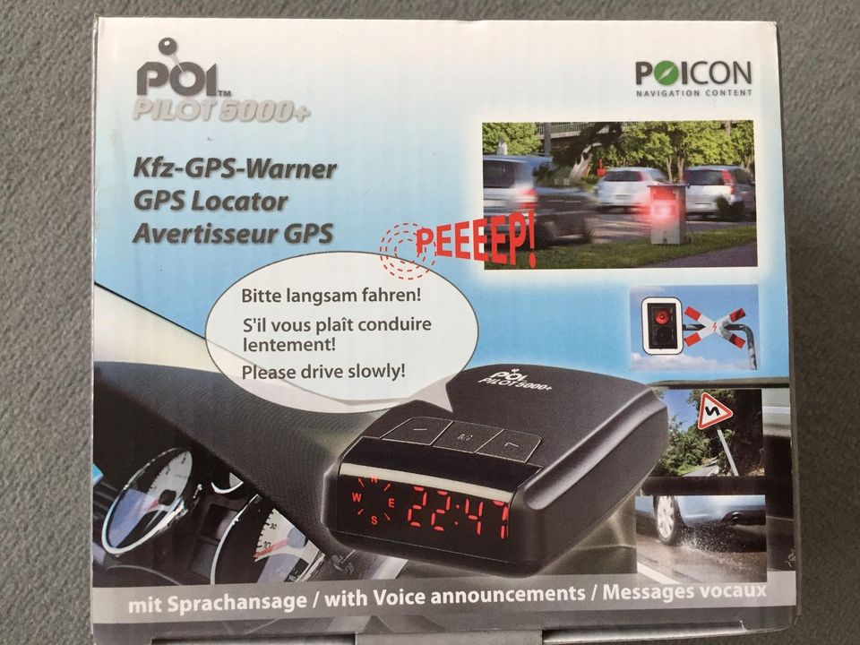 KFZ-GPS-Warner POI Pilot 5000+, neu in Düsseldorf