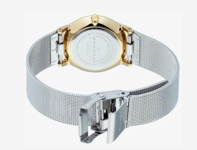 Skagen Denmark Damenuhr 233SGS silber Milanaiseband BOX in Halle