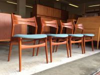 4x 60er Erik Buck Teak chairs danish Mid Century Stühle Esszimmer Östliche Vorstadt - Peterswerder Vorschau