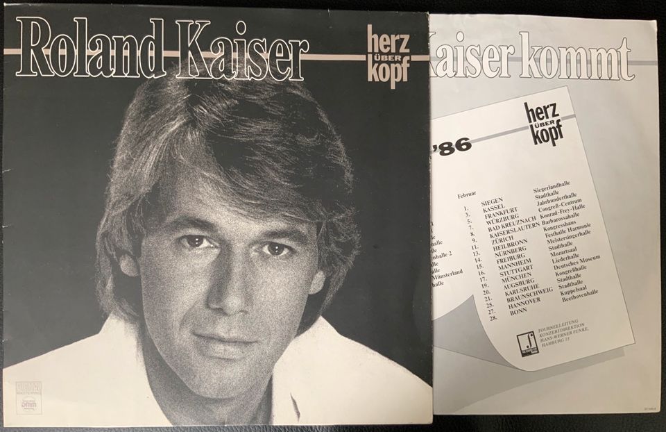 Roland Kaiser Herz über Kopf LP (Vinyl) in Hamburg