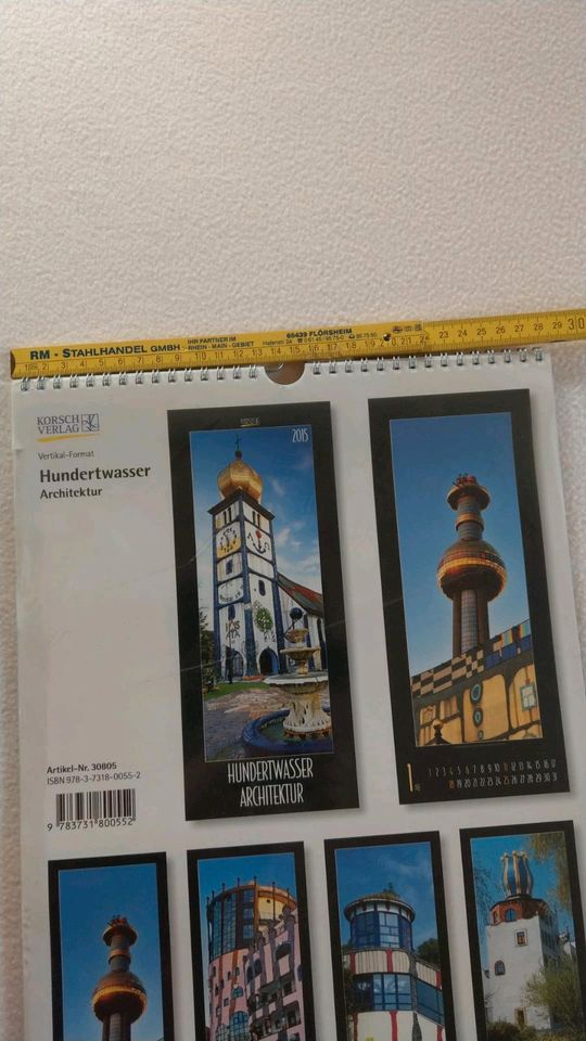 Hundertwasser Architektur Kalender 2015 Abholung in Guntersblum in Alsheim