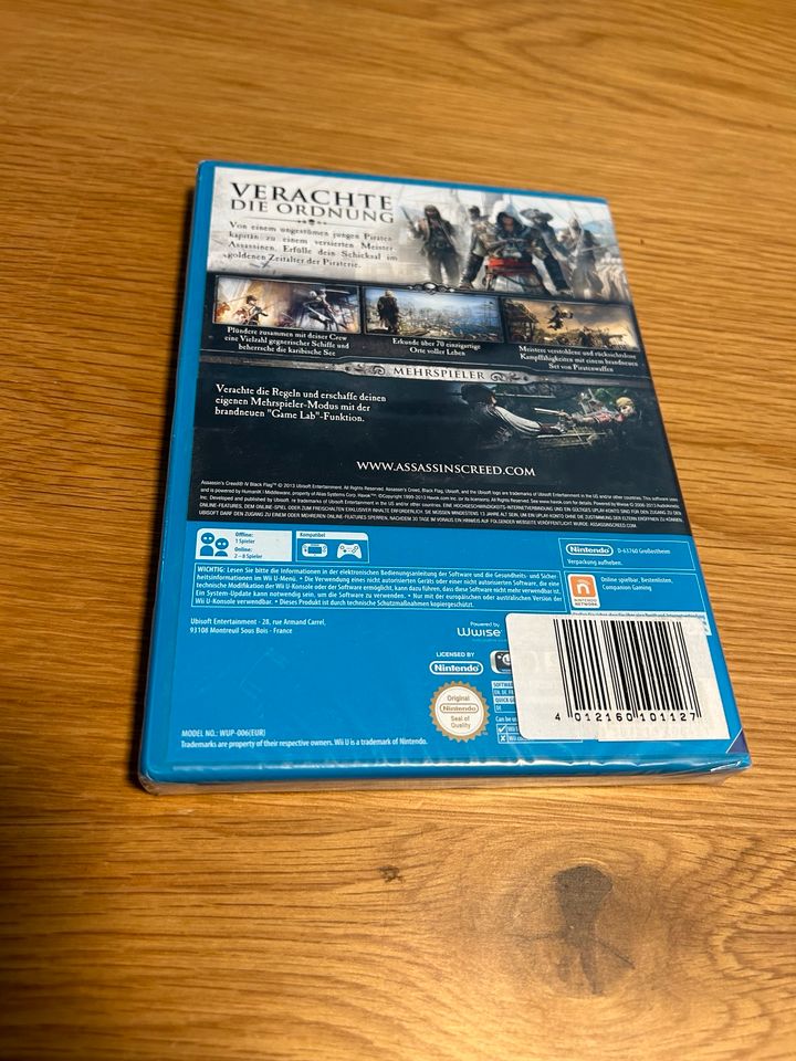 Wii U Spiel Assassins Creed Black Flag, neu Sealed in Folie! in Lübeck