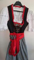 Damen Dirndl kurz Gr. 36 Baumwalle LANDHAUS schwarz/weiß Super Thüringen - Schleid Vorschau
