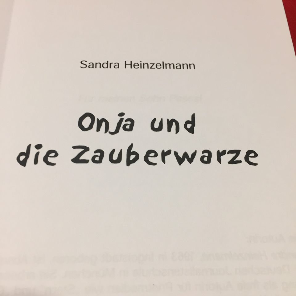 Onja und die Zauberwarze * Sandra Heinzelmann * 3-89811-174-1 in Düsseldorf