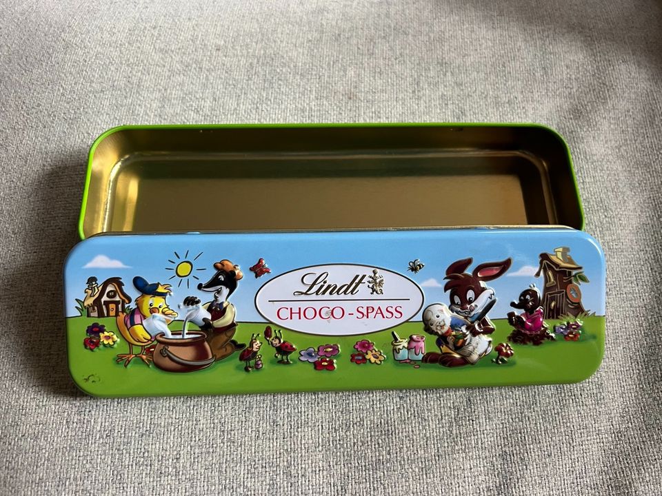 Blechdose Lindt Ostern Stiftebox in Winnweiler