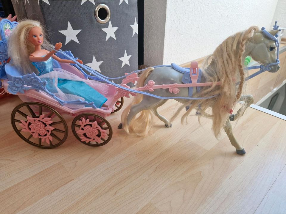 Barbie mit Kutsche und Pferd in Flensburg