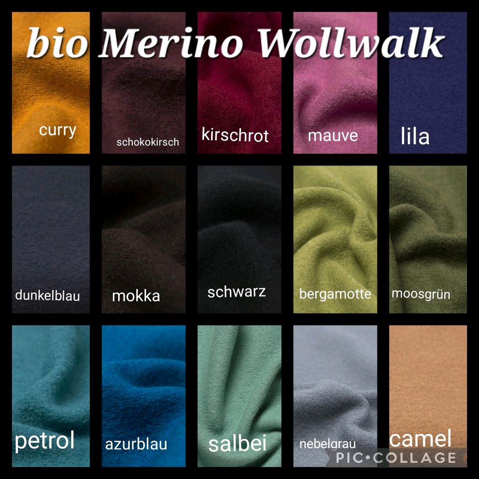 Bio Merino Wollwalk Hose Gr 98 104 110 116 122 Waldkindergarten in Goldbach