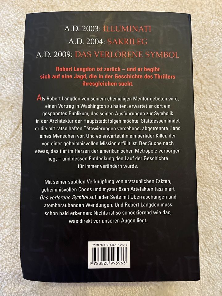 Buch : Dan Brown : das verlorene Symbol in Langenhagen