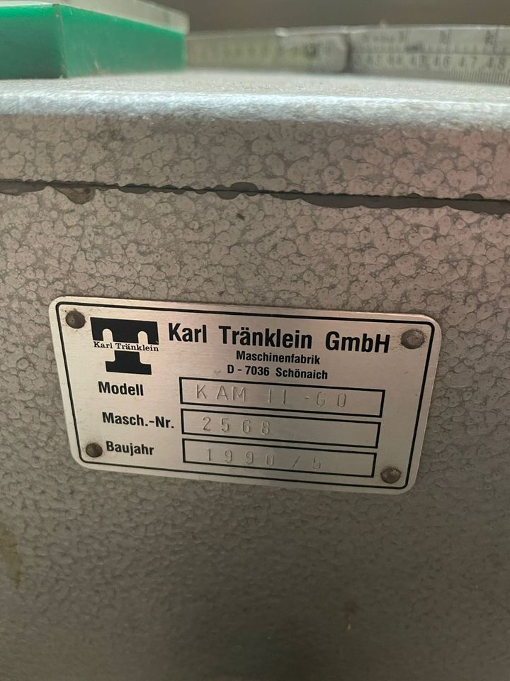 An/Kantenleimer Tränklein KAM II-60 in Verl