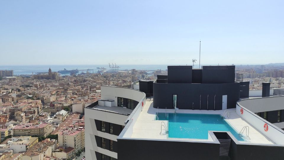 Málaga - SOHO: zentraler Neubau mit atemberaubender Aussicht, exklusiver Ausstattung: Urban Sky in Hamburg