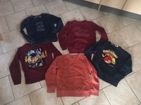 5xPullover 134/140 Shirts Pulli Langarmshirts Jungen H&M mangoon Thüringen - Harth-Pöllnitz Vorschau