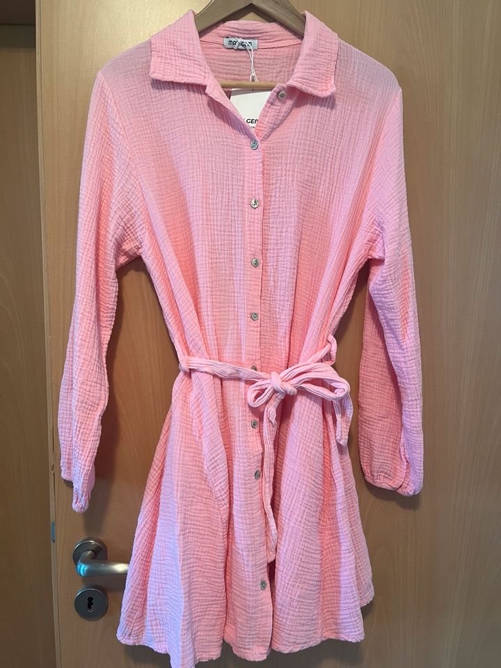 Boutique Kleid Bluse Musselin neu rosa Blogger Mega schön Sommer in Berlin