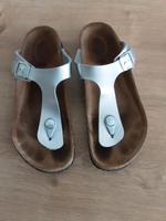 Birkenstock Gr.35 Silber Niedersachsen - Bad Zwischenahn Vorschau