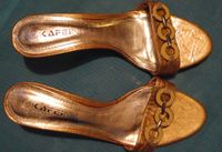 Abend-Schuhe, Pin auf High Heels, "Gold" neu, Größe 40 Nordrhein-Westfalen - Nettetal Vorschau