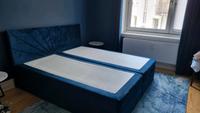 Boxspringbett 180x200 dunkelblau mit Stauraum Hamburg-Nord - Hamburg Winterhude Vorschau