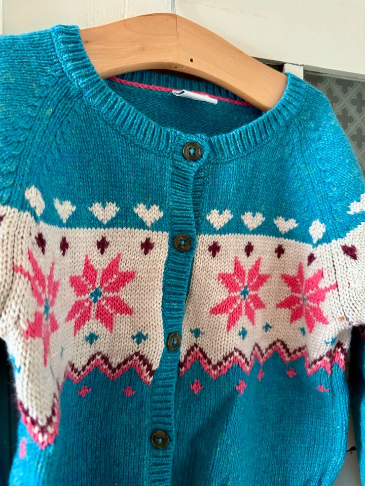 Petit Bateau Strickjacke Wolle Gr. 110 128 in München