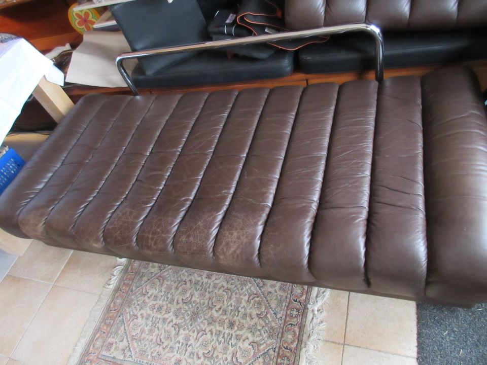 De Sede DS 85 Sofa Daybed Sofabett Leder Design Möbel Vintage in Ammersbek