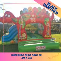 Hüpfburg Slide Dino SR zu vermieten 4m x 3m Bayern - Goldbach Vorschau