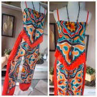 2 Teiler ** 36 38 40 ** Overall Jumpsuit Orange Ibiza BOHO Style Nordrhein-Westfalen - Waldbröl Vorschau