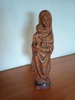 Holzfigur, Madonna mit Kind, braun Nordrhein-Westfalen - Porta Westfalica Vorschau
