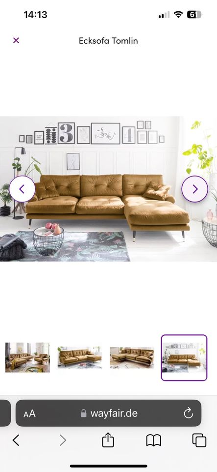 Couch (Ecksofa) von Wayfair in Köln