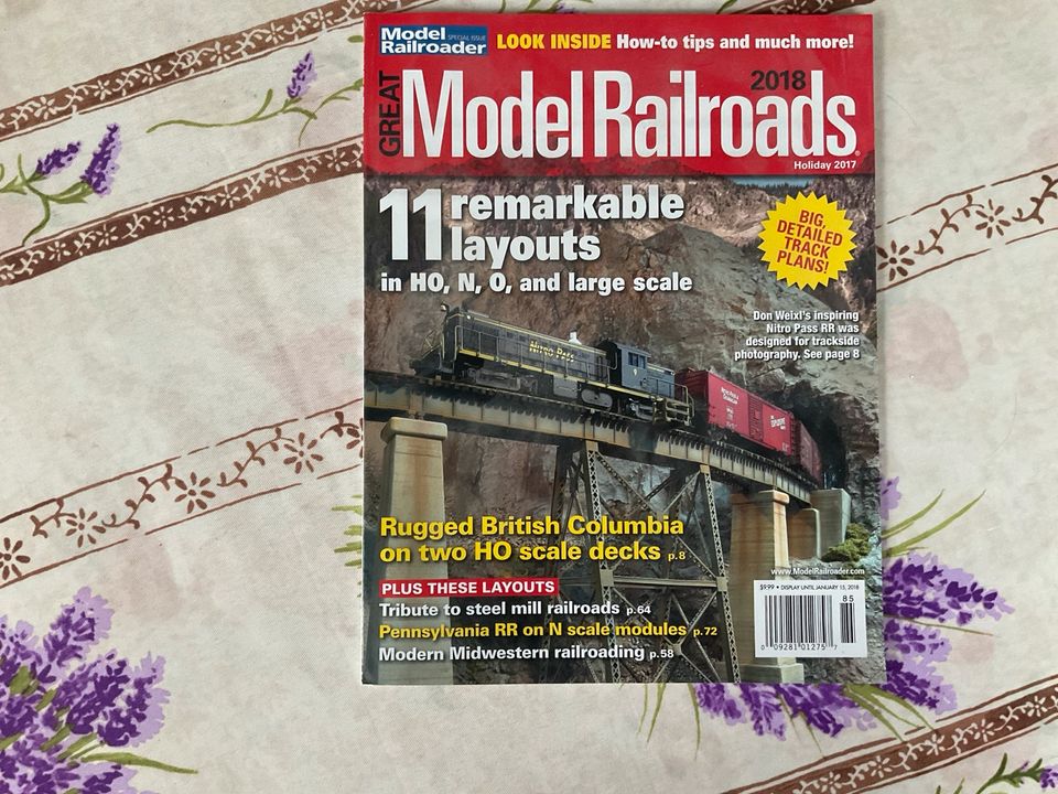 Zeitschrift „ Great Model railroads 2018“ - Englisch in Glashütten