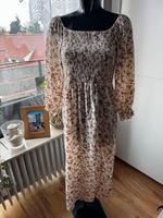 Sommerkleid beige/ floral bunt One-Size Gr. XS-XL Berlin - Köpenick Vorschau