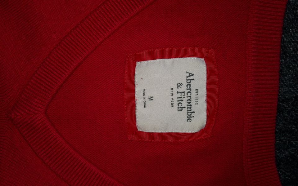 Abercrombie & Fitch Pullover Gr. M, Wolle/Kaschmir/Baumwolle in Recklinghausen