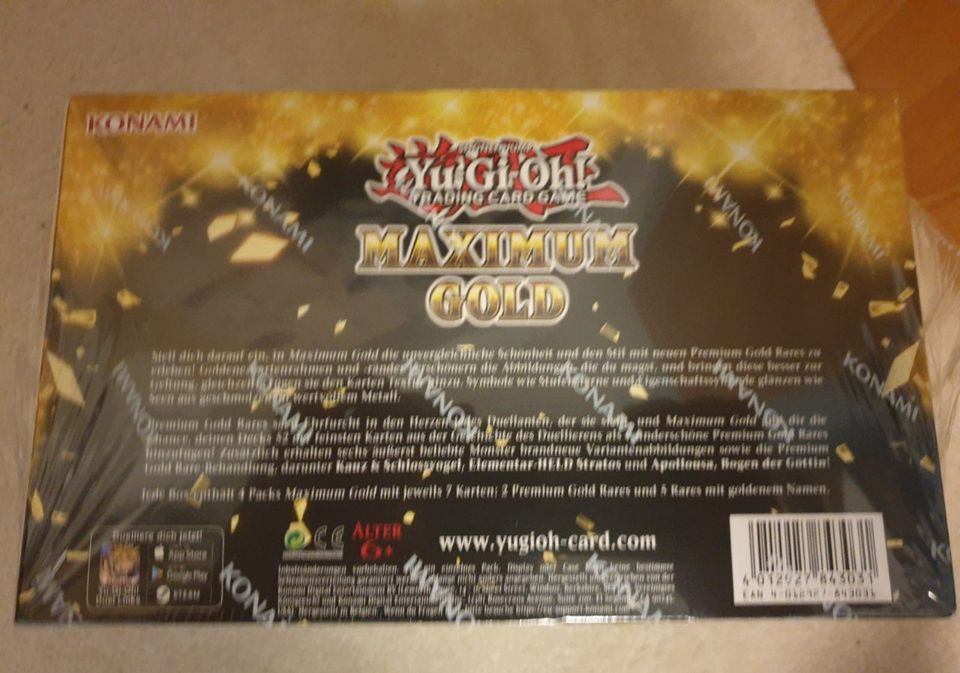 Maximum Gold Display Deutsch 1. Auflage Yugioh Sealed OVP MAGO in München