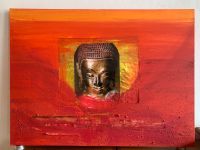 MALEREI in Acryl, mit eingearbeitetem Foto von Buddha 60 x 80 cm Rheinland-Pfalz - Trier Vorschau