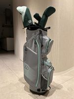Wilson Golfbag mit Trolley und Schlägern Düsseldorf - Pempelfort Vorschau