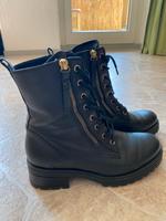 Gabor Winter Stiefel Schwarz Gold Echtleder Dresden - Pieschen Vorschau