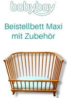 Babybay Beistellbett Maxi Holz Natur mit Zubehör Gitter Rollen Dortmund - Innenstadt-West Vorschau